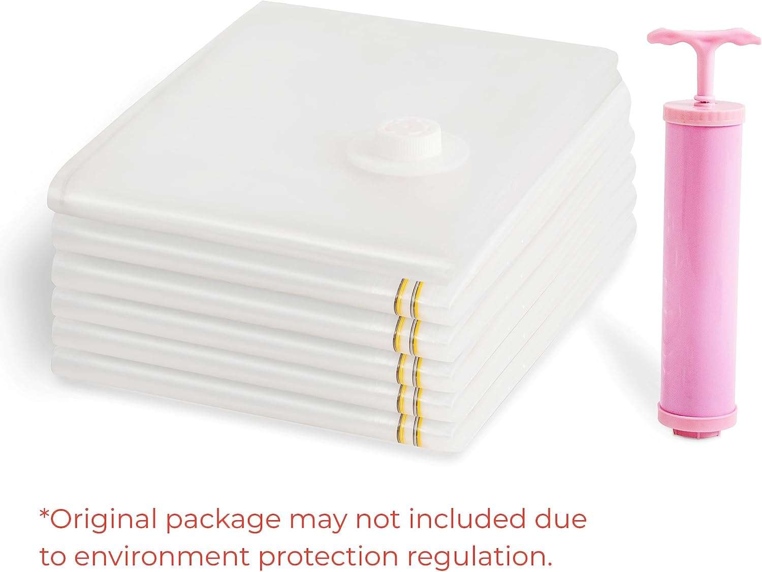 AYSW Vacuum Storage Bags Space Saver Vacuum Seal Storage Bags with Hand Pump for Clothes, Comforters and Blankets - Jumbo, 6 - Pack 40 by 30 2