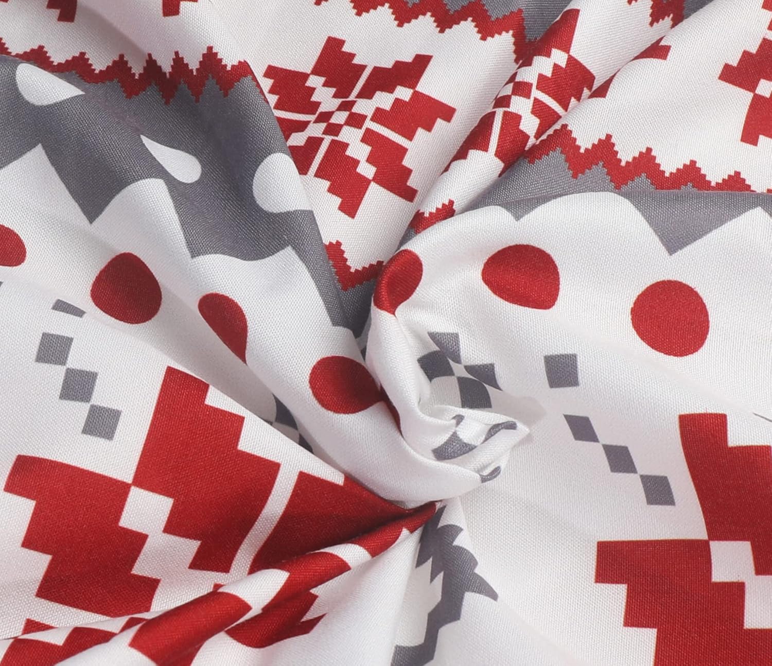 AYSW 4 Seasons Warm Duvet 220x240 cm 450G/M² Winter Duvet Quilted Duvet Bedspread Matelassé Bedspread Blanket Duvet Thick Warm Red White Reindeer Party 7