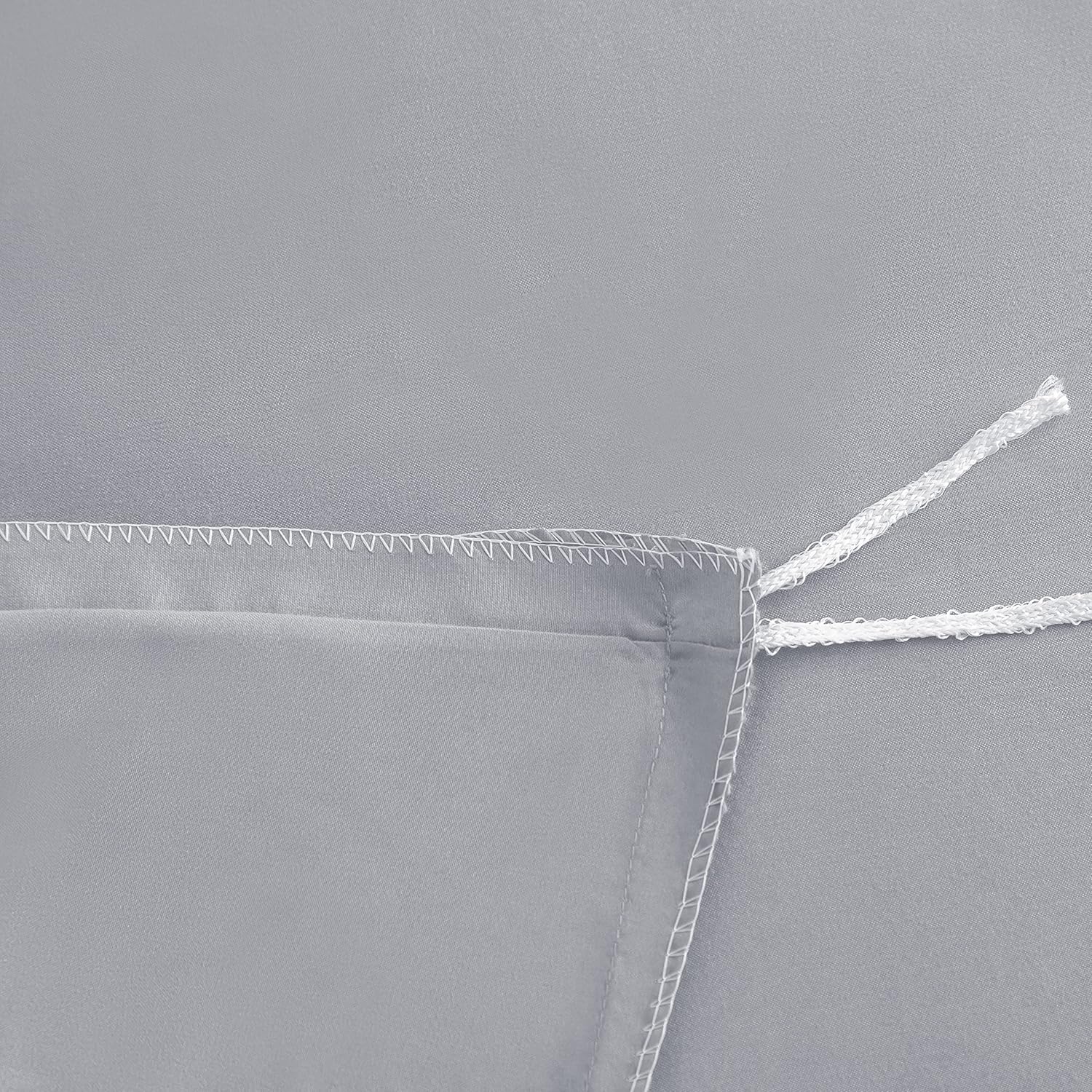 Bed linen 135x200 cm Super Soft 100% brushed microfiber with a quality of 130 g/m², 1 pillowcase 80x80 cm Light Grey 4
