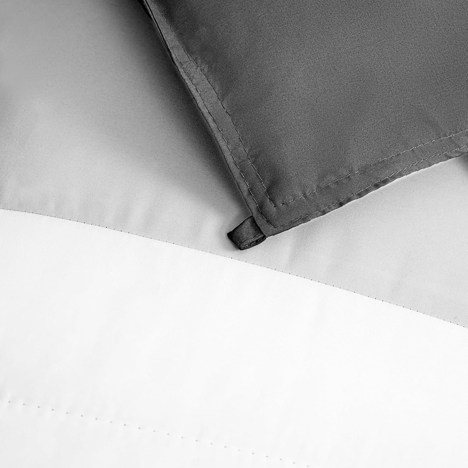 AYSW Tricolore Duvet Warm for winter 450g/m² Thick 220x240cm Hypoallergenic Dark Grey + Light Grey + White Reversible Bed Duvet 2 Person Comforter 6