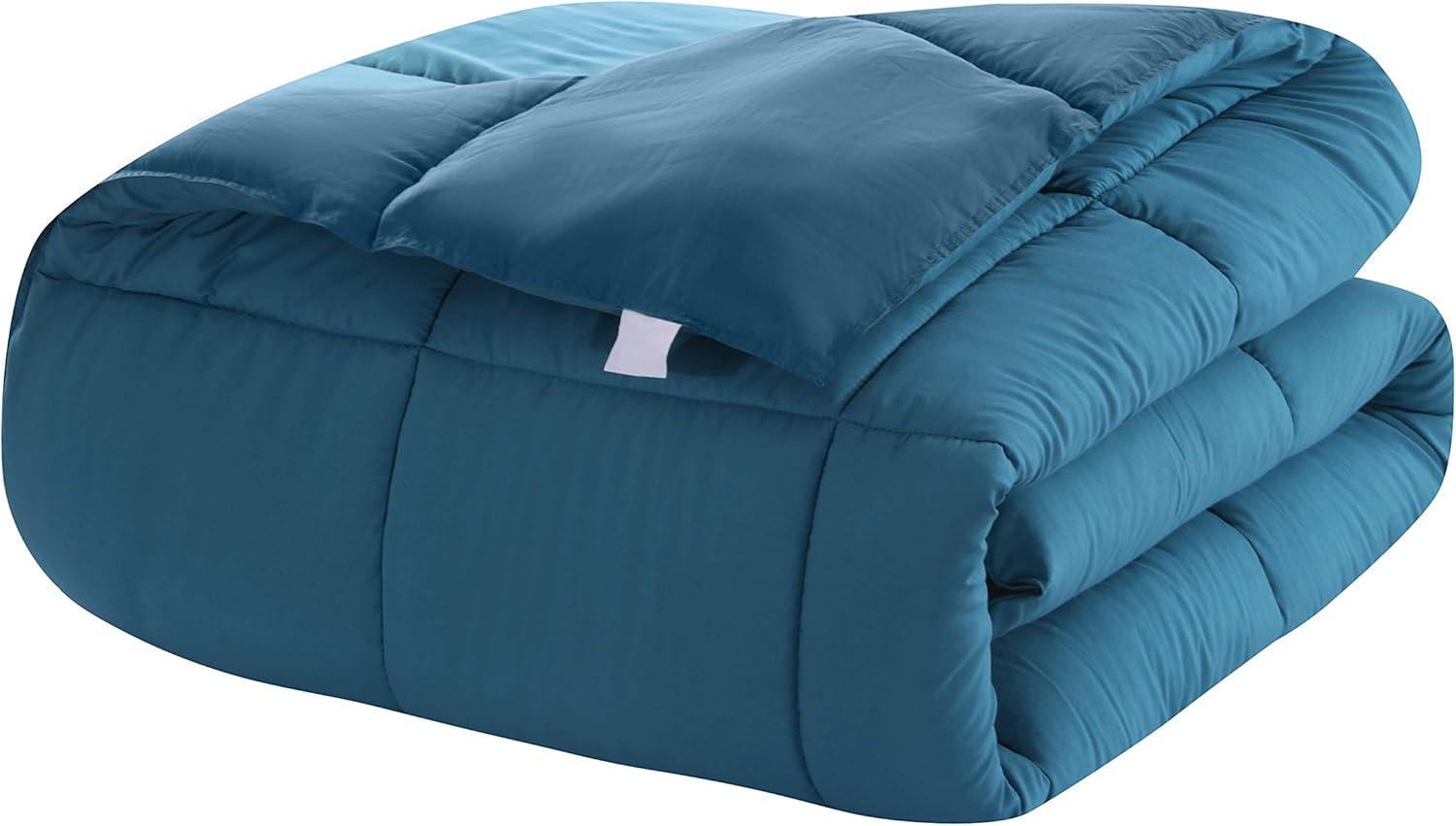 Wendebettdecke 4 Jahreszeiten 450g/m² Microfaser 220x240 cm Hypoallergen Seeblau Bettdecke Winter gesteppt Decke Box-Stitching Daunenbett Dick 2 Personen 2
