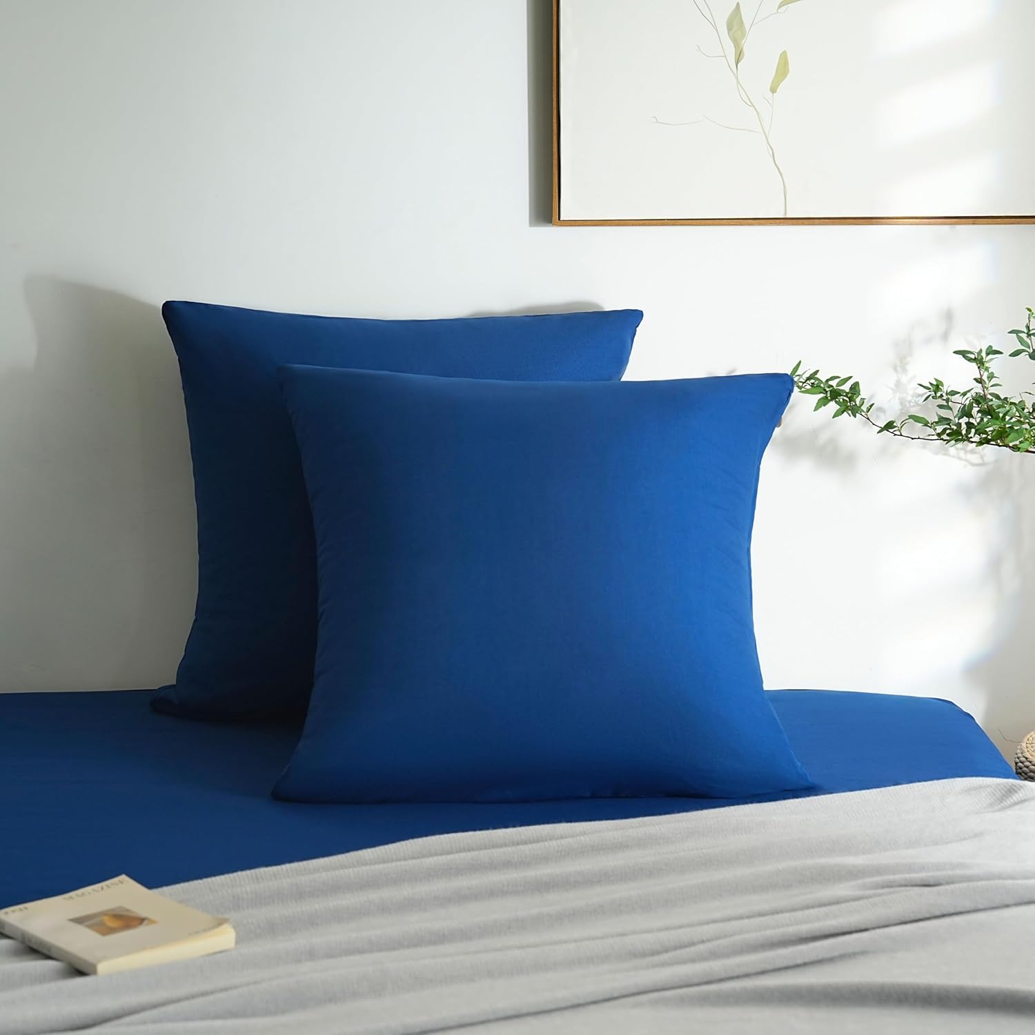 AYSW Set of 2- Pillowcases 40x60cm Beige Pillowcase 70 GSM in Microfibre 10