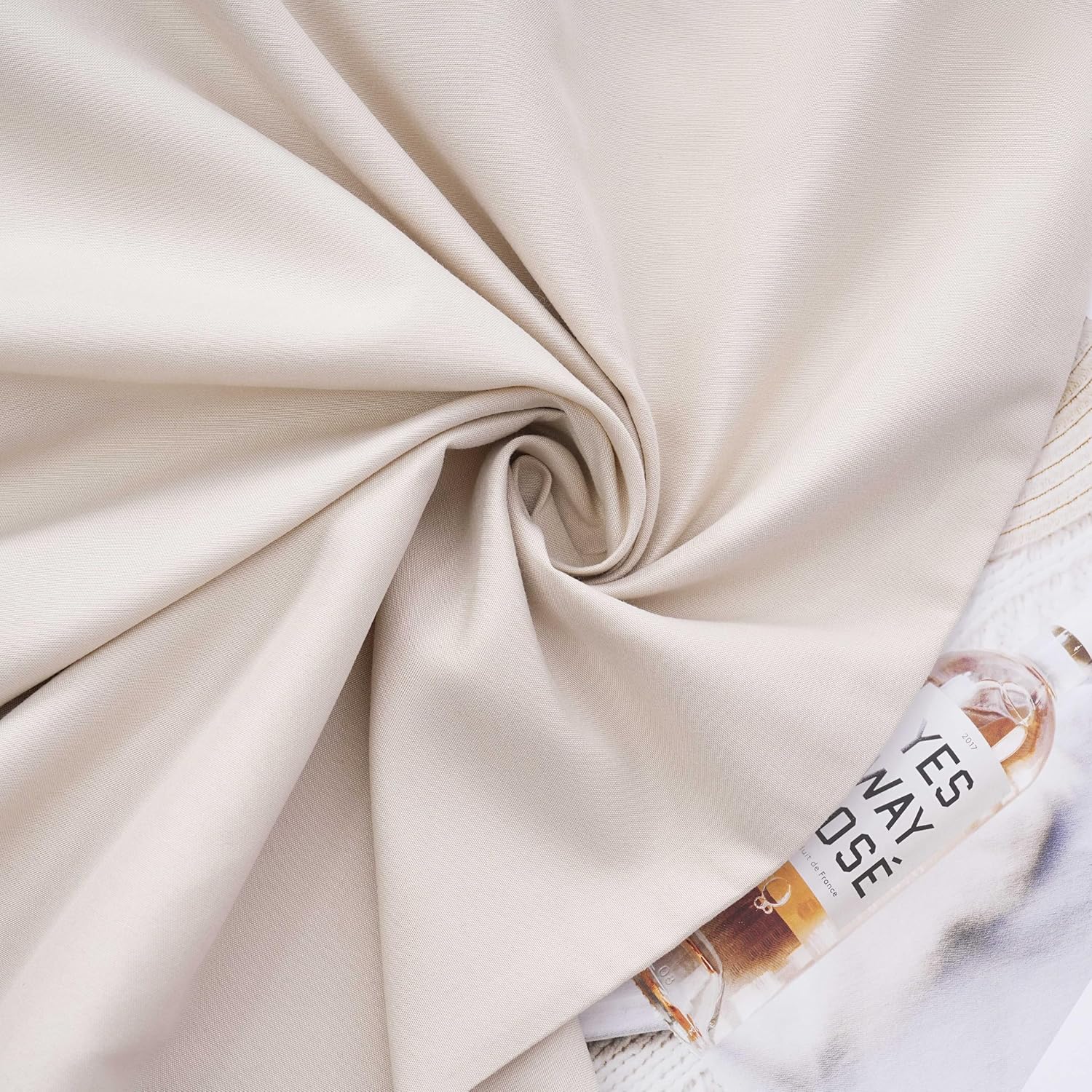 Winter Bedding 135x200 cm beige brushed microfiber bedding 1 x duvet cover + 2 x pillowcase 80 x 80 cm with zipper 5