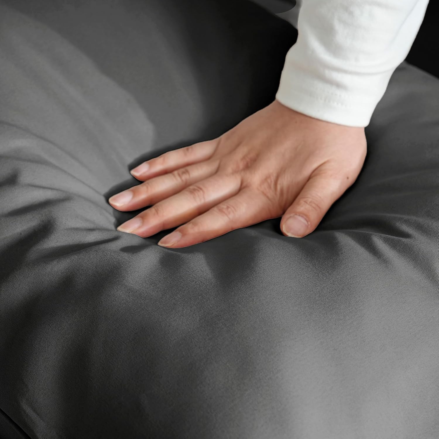 Set of 2 Lightweight Pillowcase 50x70 cm in Microfiber 80 Threads/cm² with Envelope Closure Pillowcase Pillow Protector Cushion Cover Soft and Washable 9