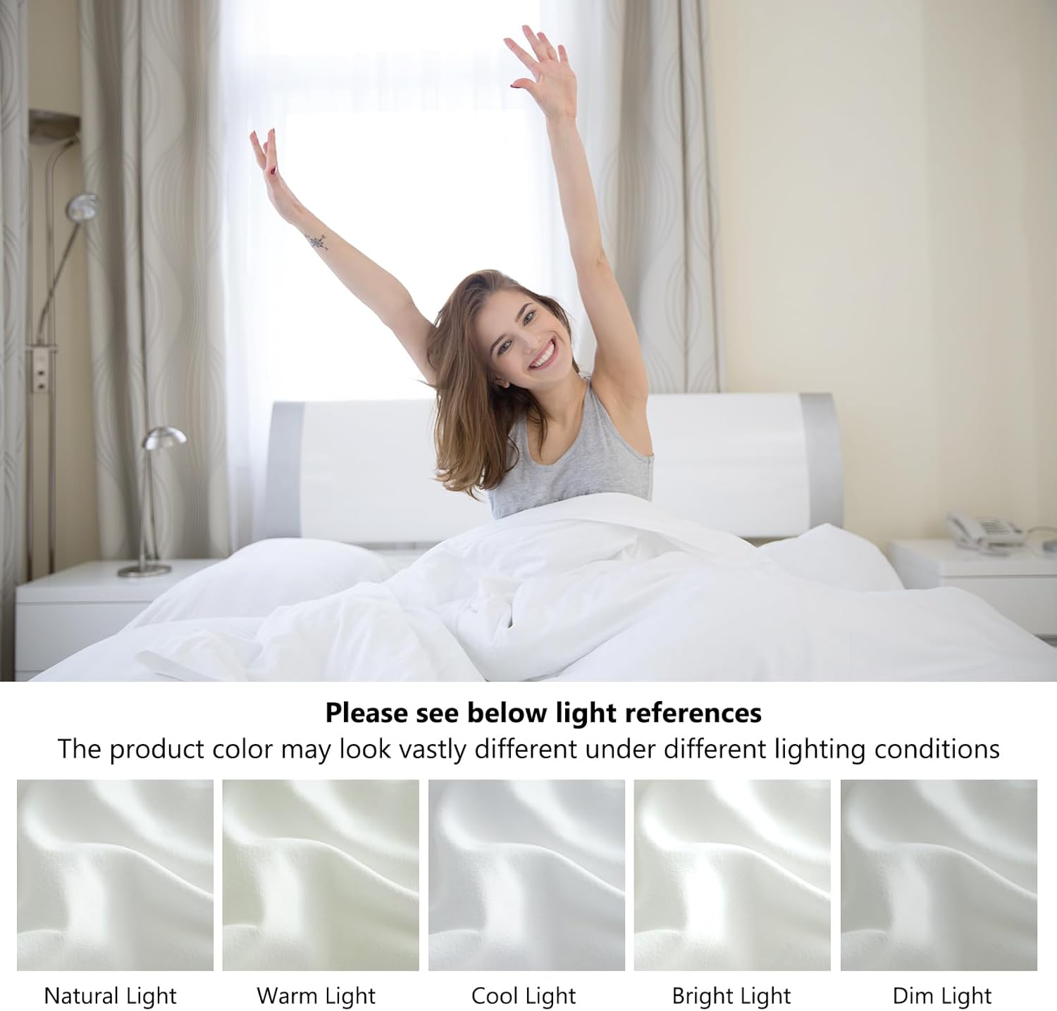 18 Colors Set of 2 Pillowcases 65x65 cm White Pillow Cover Cushion for Sofa Bed Zipper Anti-Dust Mite Hypoallergenic Pillow Protector Zip Microfiber 7