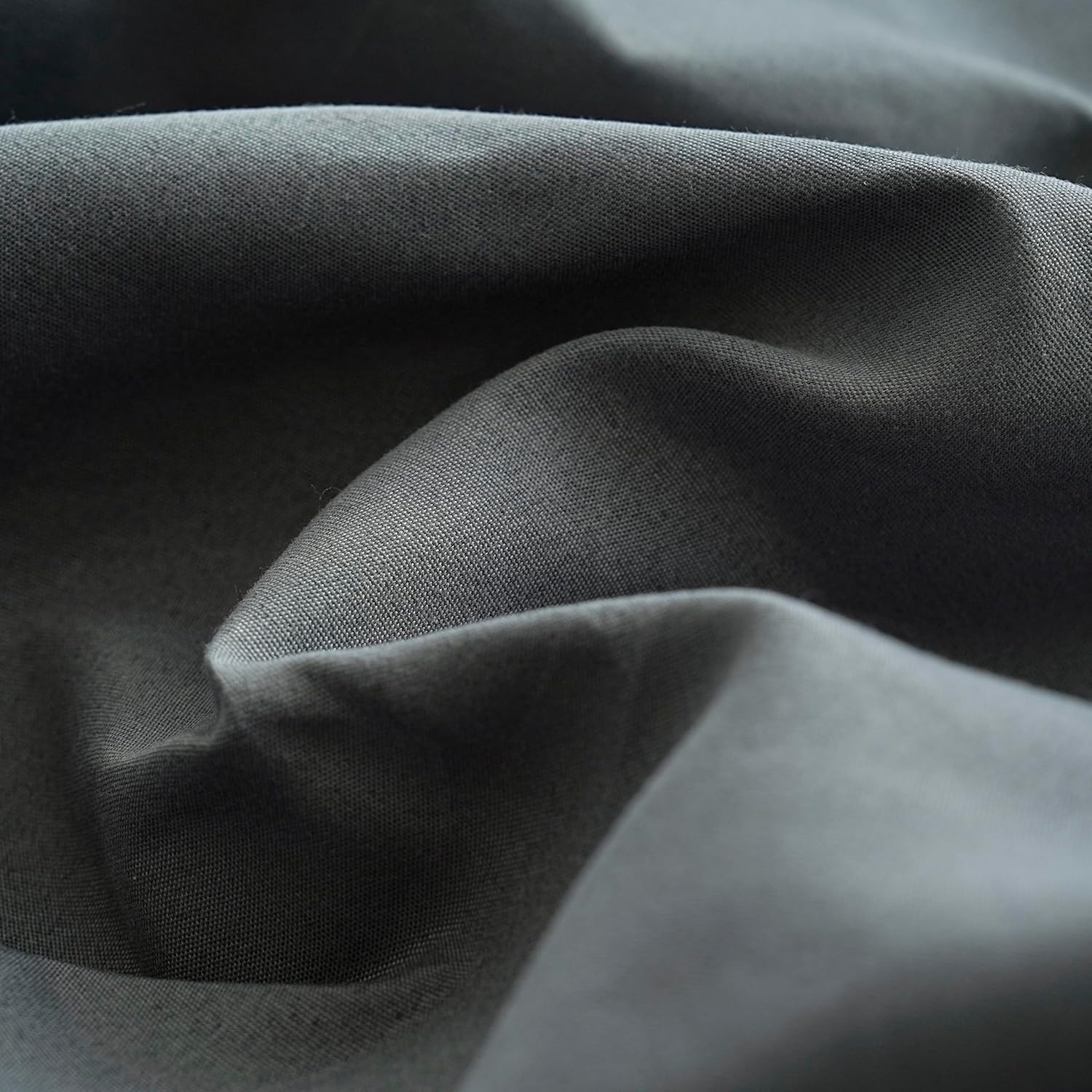 AYSW Duvet Cover 140x200cm+1 Pillowcases 65x65cm Dark Grey Normal Adult Single Bedding Set 80 Threads/cm² in Microfiber Duvet Cover Set 5