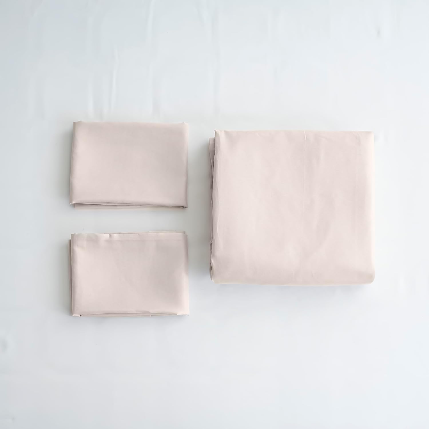 AYSW Duvet Cover 200x200cm+2 Pillowcases 65x65cm Beige Normal Adult Bedding Set 2 Person 80 Threads/cm² in Microfiber Duvet Cover Set 7