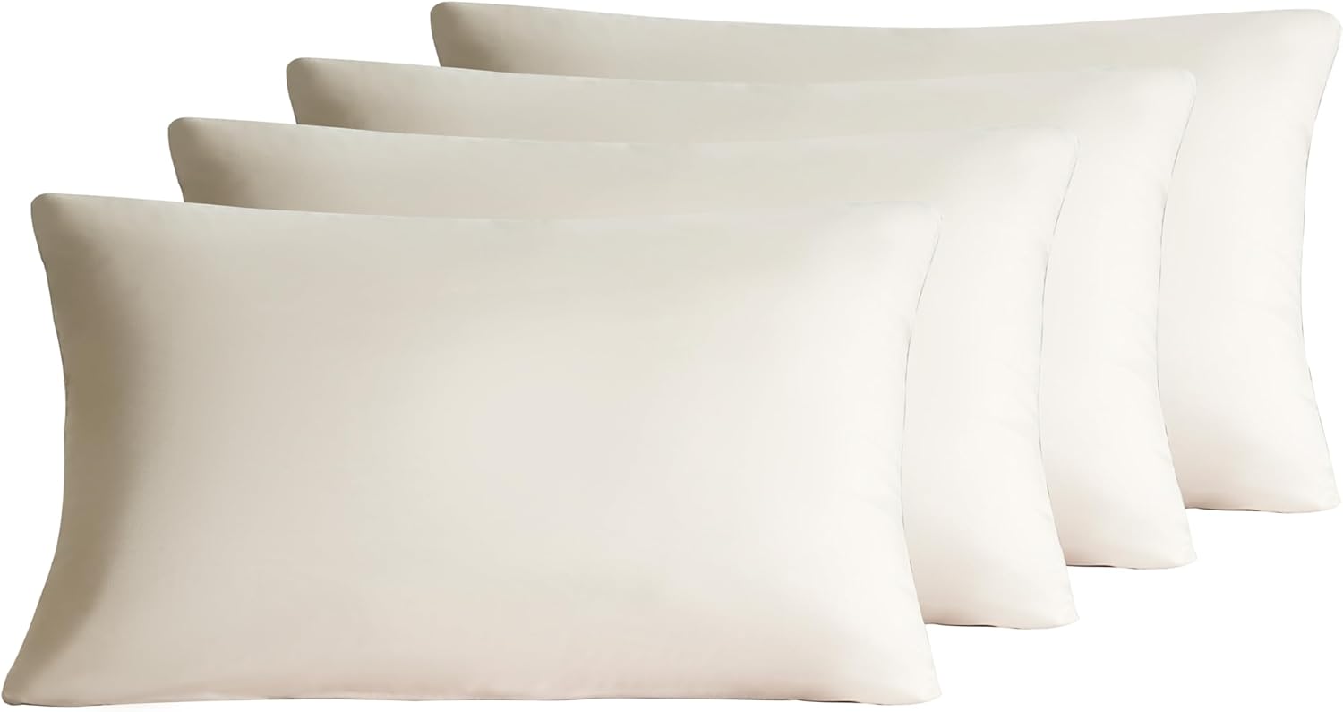 AYSW Warm Zippered Pillowcases 50X75 cm 2 Pack- Super Soft Breathable Brushed Microfiber Pillow Cases Cover for Hair and Skin Pink 10