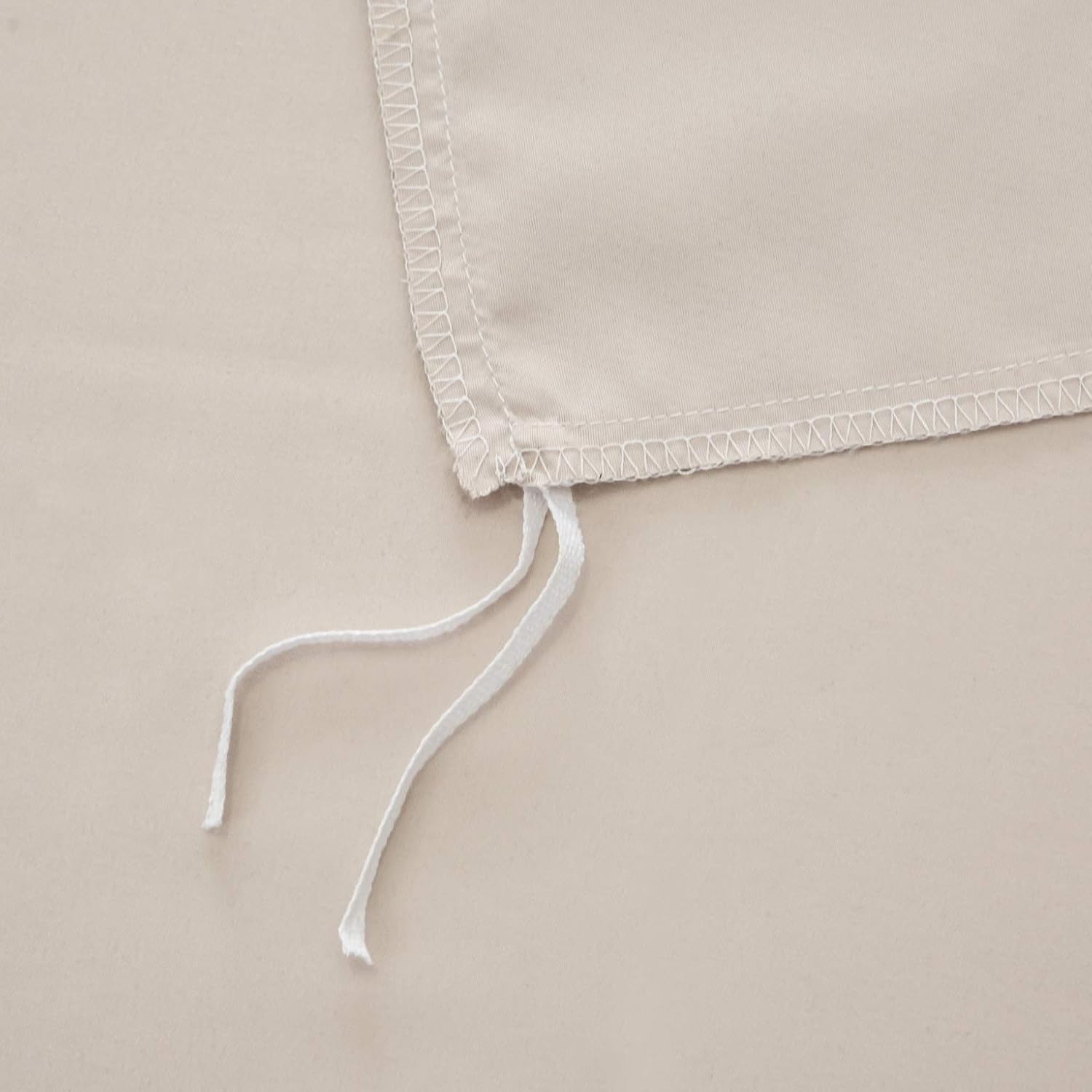Bed linen 200x220 cm Super Soft 100% brushed microfiber with a quality of 110 g/m², 2 pillowcases 80x80 cm Beige 4