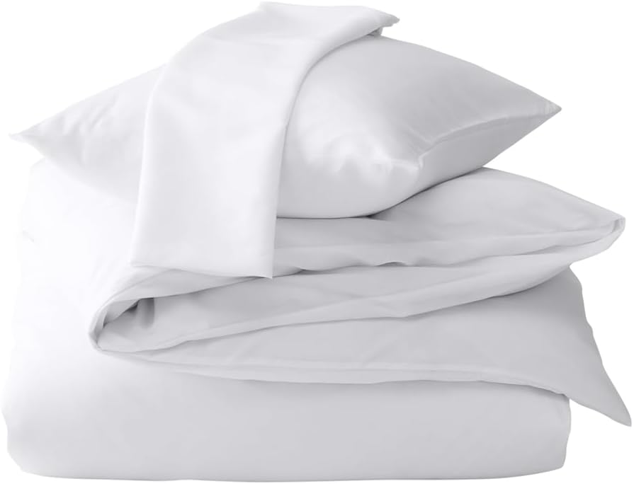 16 Colors Sets of Duvet Covers 200x200 cm Double Zipper 3 Pieces Brushed Microfiber 100 Thread/cm² + 2 Pillowcases 65x65 cm White Adult Bedding Set 2 Person 9