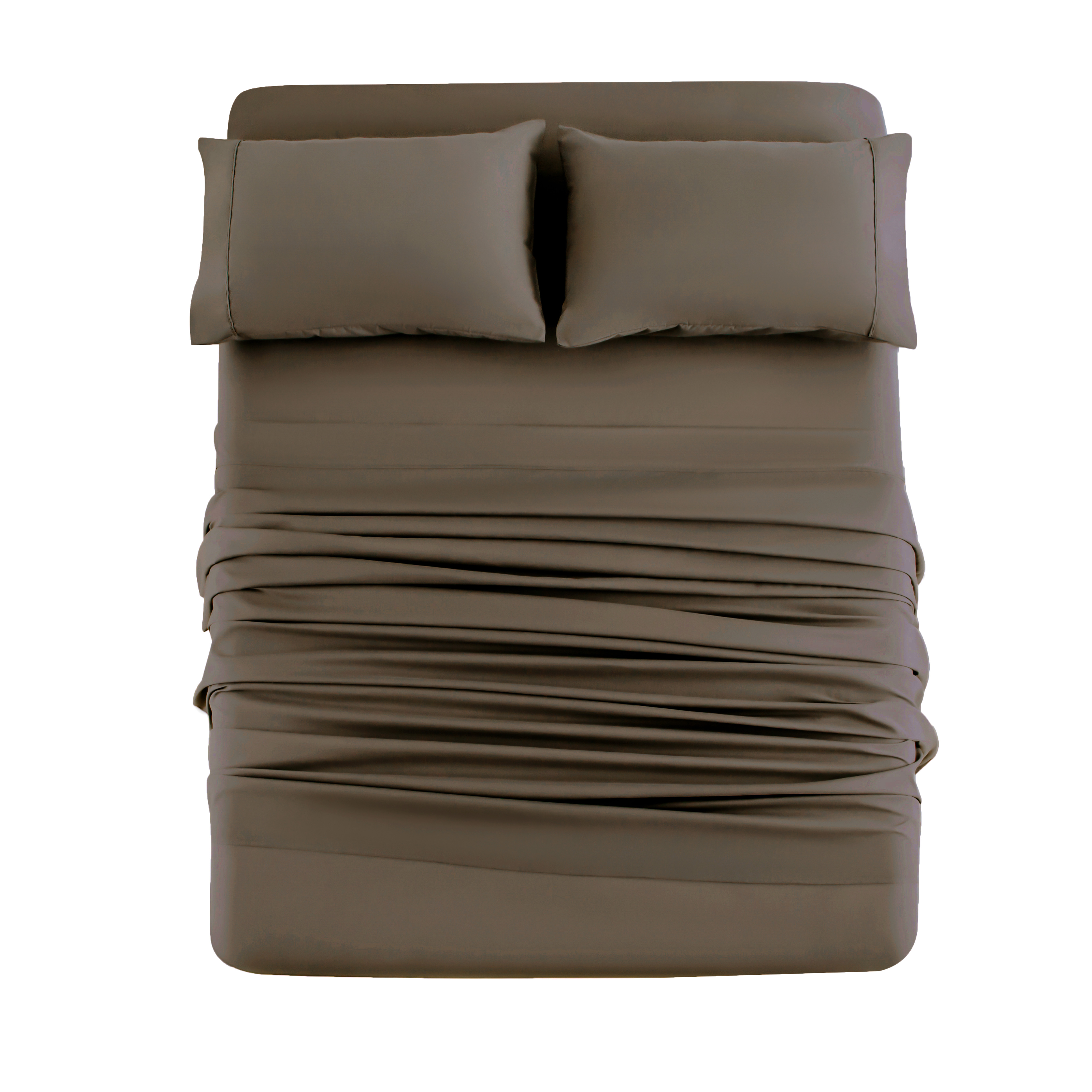 AYSW Bed Sheet Set 3/4/6 Pieces Double Brushed Microfiber 1800 - Breathable All Season Luxury Soft Bedding - Twin/Full/Queen/King/Cal King Various Colors 6