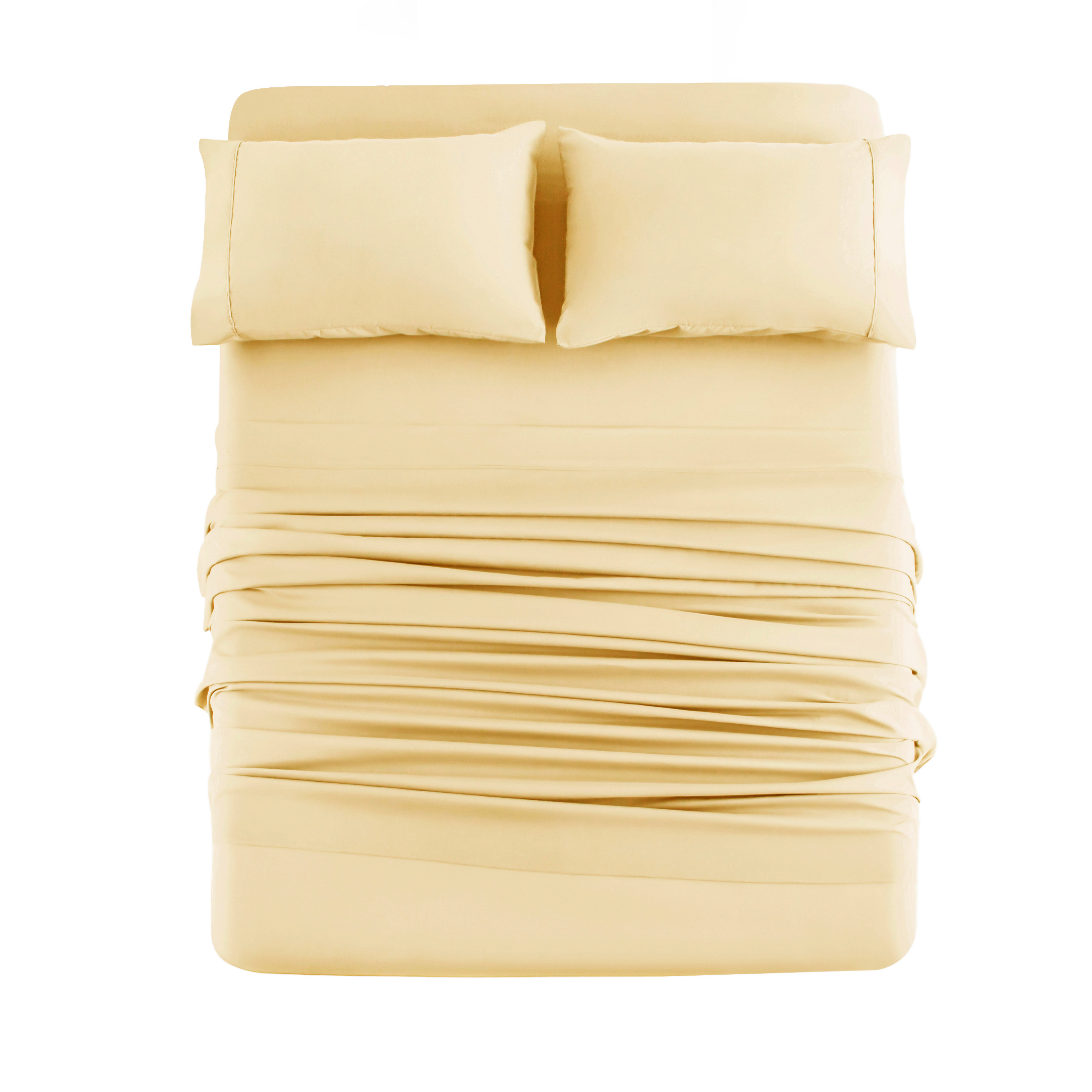 AYSW Bed Sheet Set 3/4/6 Pieces Double Brushed Microfiber 1800 - Breathable All Season Luxury Soft Bedding - Twin/Full/Queen/King/Cal King Various Colors 8