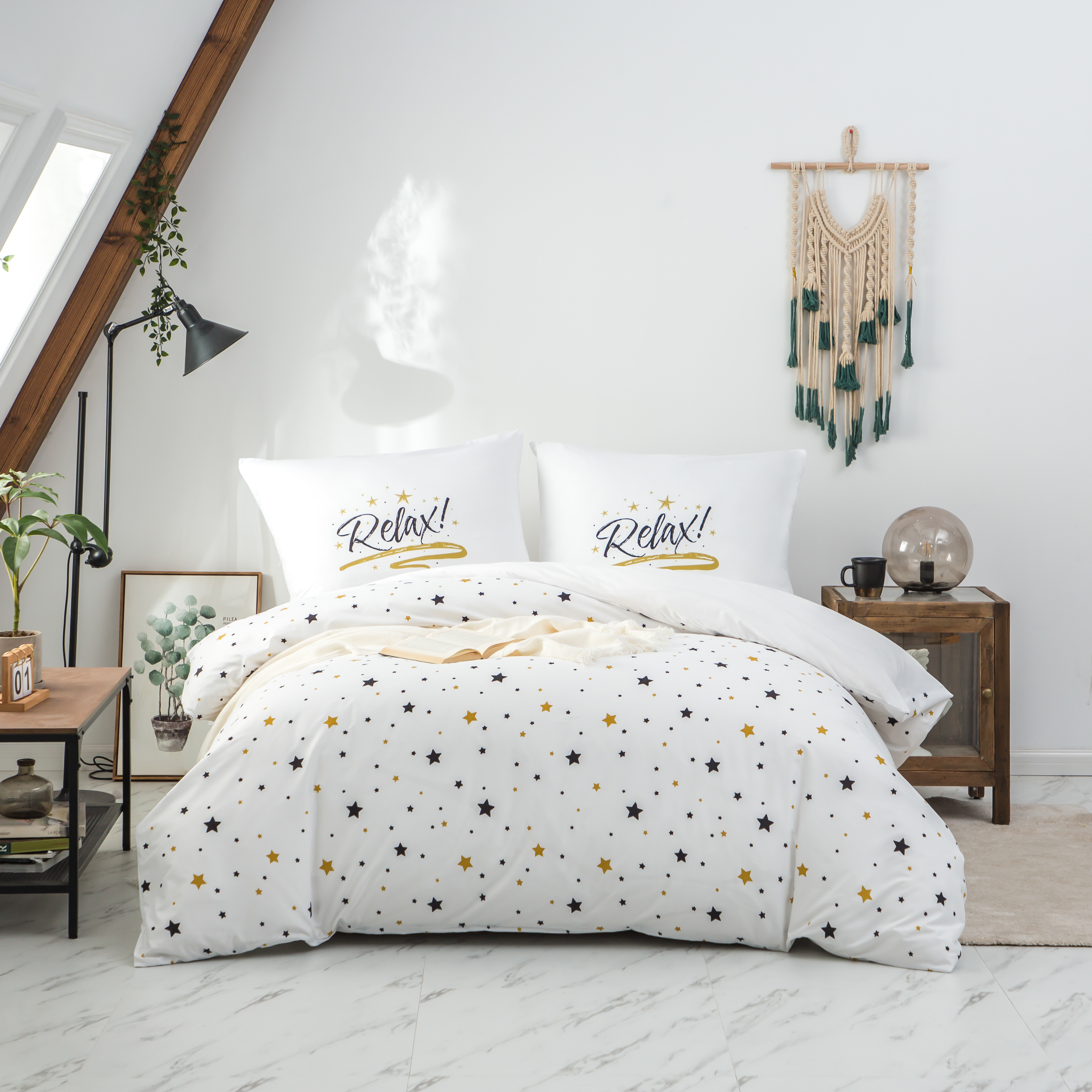 AYSW Sets de Housses de Couettes 140 x 200 / 200 x 200 / 220 x 240 / 240 x 260 cm + Taie d'oreiller 65 x 65 cm Parure de lit Imprimé Rayure Multicolore Motif Ensembles Housse de Couette 2 / 3 Pièces Fermeture Éclair 3