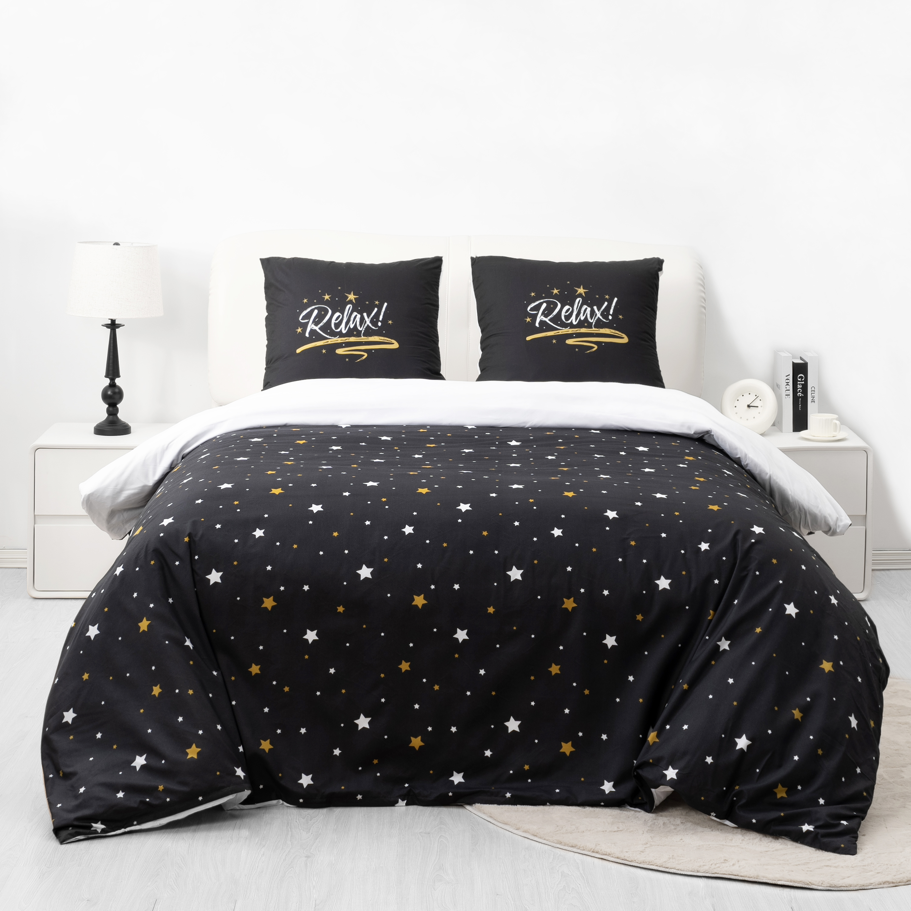 AYSW Parure de lit Imprimé Rayure Sets de Housses de Couettes 140 x 200 / 200 x 200 / 220 x 240 / 240 x 260 cm + Taie d'oreiller 65 x 65 cm Multicolore Motif Ensembles Housse de Couette 2 / 3 Pièces Fermeture Éclair 3